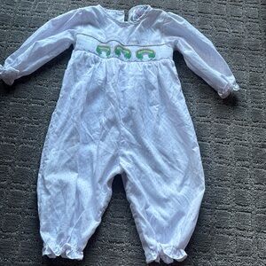 Excellent condition, spring romper. Cecil & Lou, 18m.
